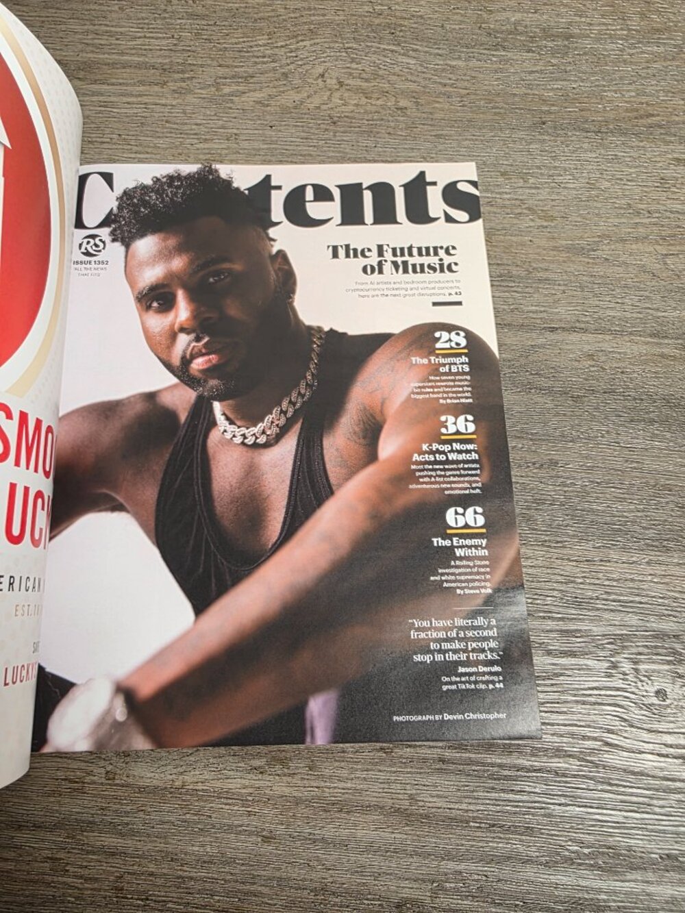 Rolling Stone Magazine - The Future of Music Issue featuring BTS June 2021 - Picture 5 of 6